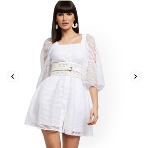 NWT SHORT WHITE SUMMER DRESS